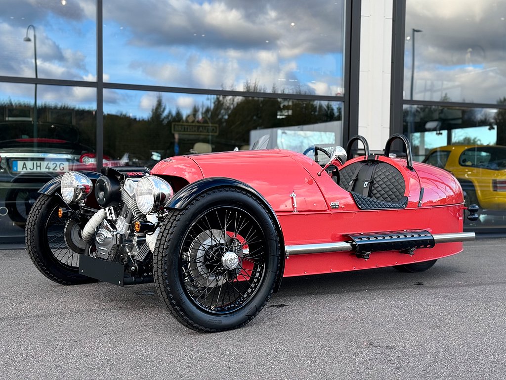 Morgan 3 Wheeler  2.0 V Twin Euro 4 endast 228mil, Nyskick! 