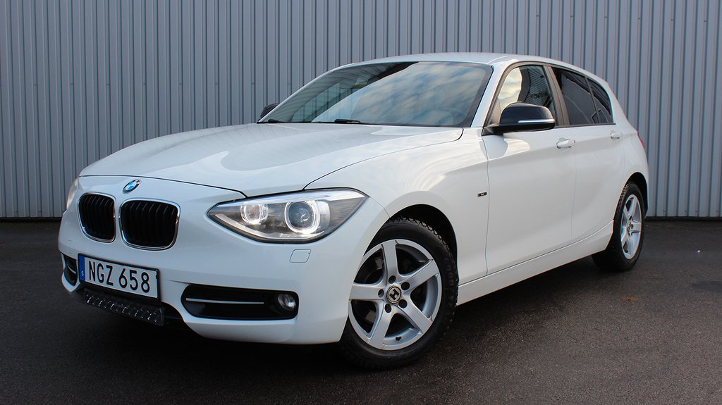 BMW 118 d 5-dörrars Steptronic Sport line 143 HK /Ny Servad/