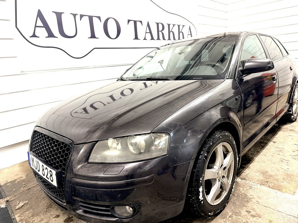 Audi A3 2.0 TDI Quattro, Sportback, Optimerad 208hk, 