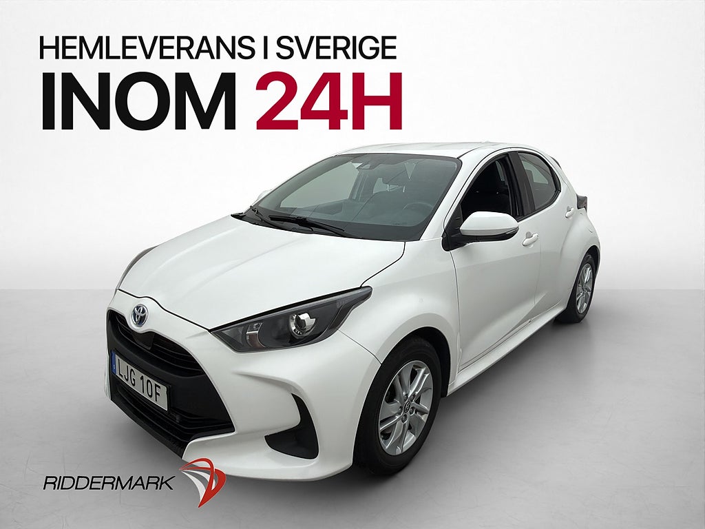 Toyota Yaris Hybrid 116hk Active Kamera Adapt-Fart Låg-Skatt
