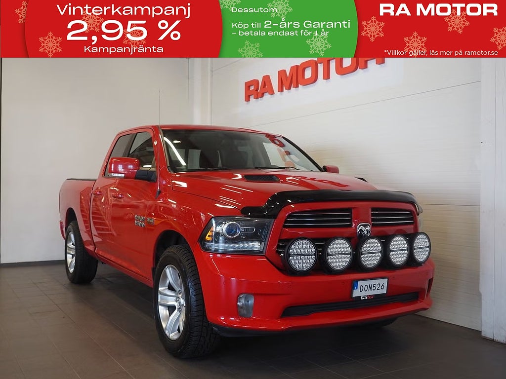 RAM 1500 HEMI  Quad Cab 5.7 V8 HEMI 4x4 395hk |Drag|Kamera|