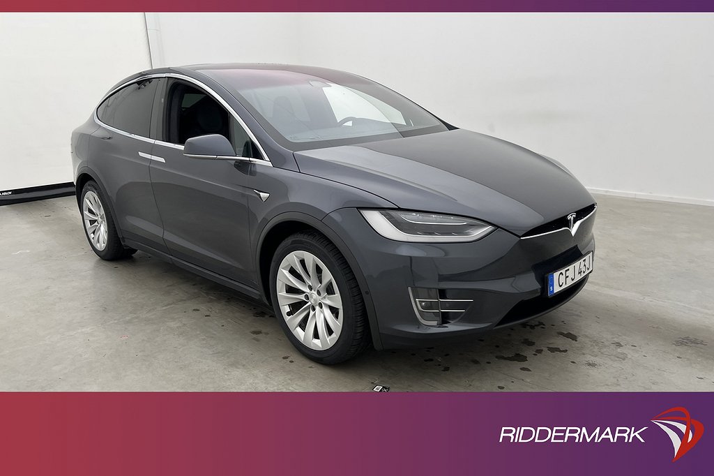 Tesla Model X 75D Dragkrok Svensksåld Uppgraderad AP