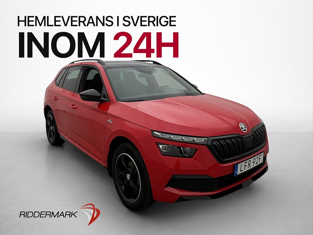 Skoda Kamiq 1.5 TSI 150hk Monte Carlo Panorama Kamera Navi