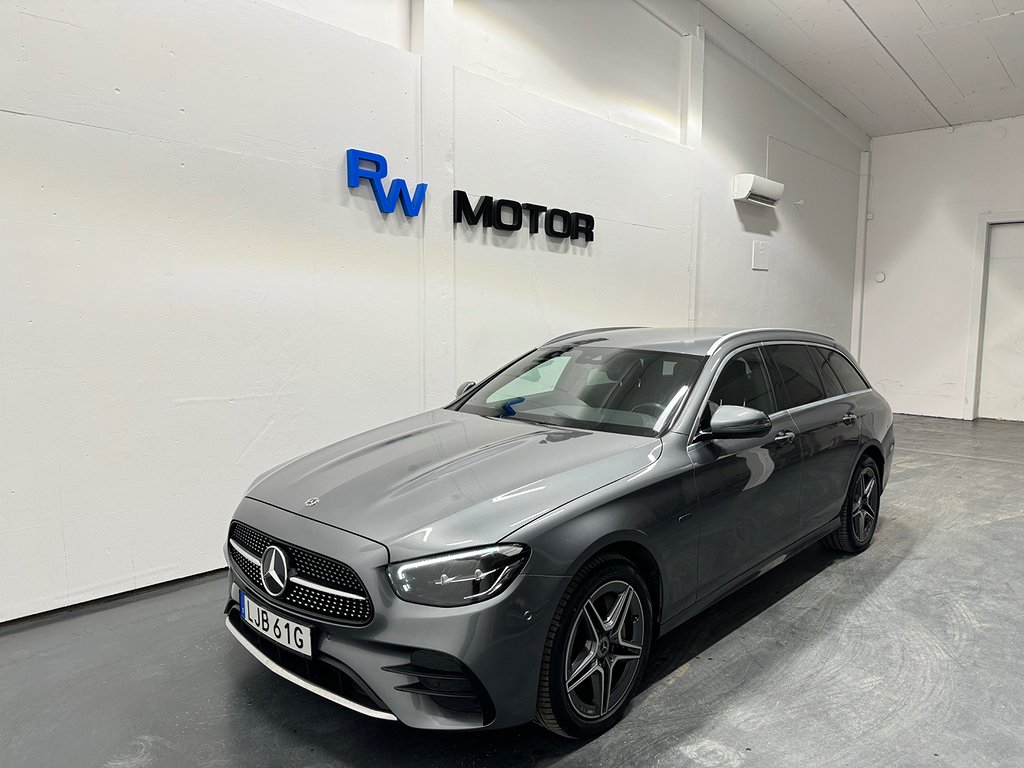 Mercedes-Benz E 300 T de 4M AMG Cockpit Burmester P-värmare