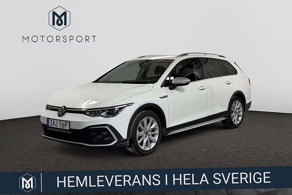 Volkswagen Golf Alltrack 4Motion Alltrack Drag Värmare LED-Ramp Carplay Adaptiv
