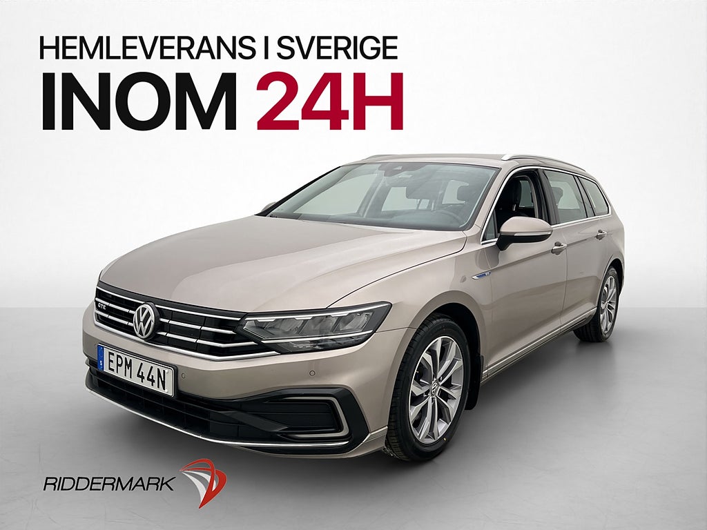 Volkswagen Passat 1.4 TSI 218hk GTE Kamera Dragkrok Adaptiv