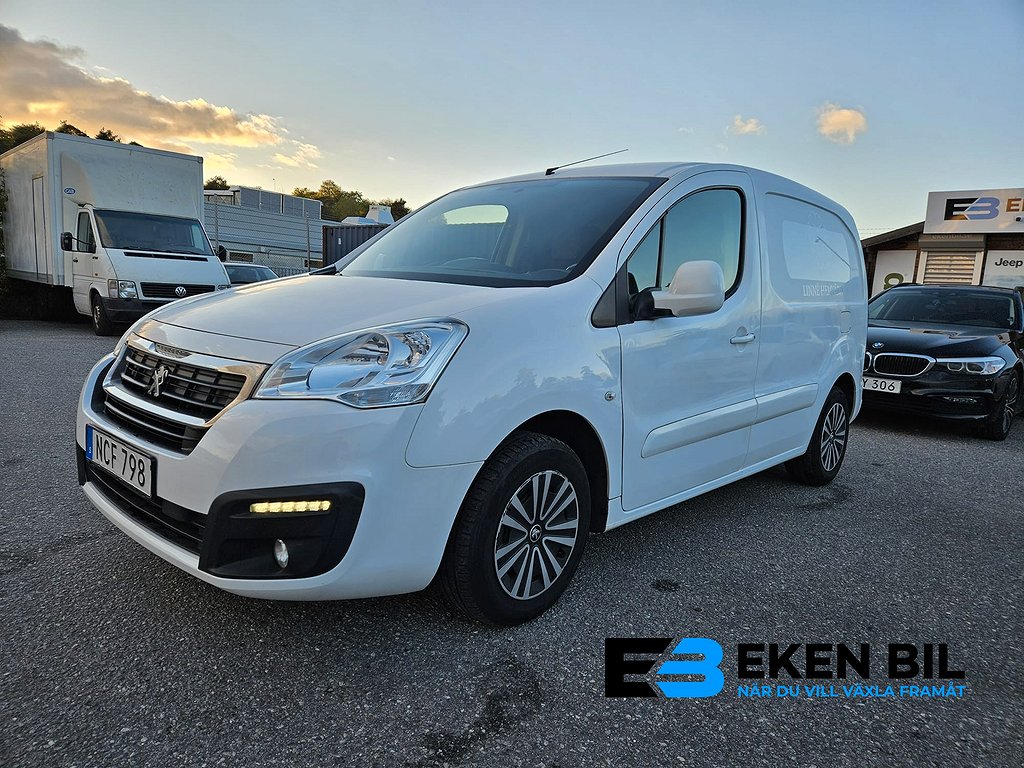 Peugeot Partner 1.6 BlueHDi Verks.Inredd Nybes Nyserv Euro6