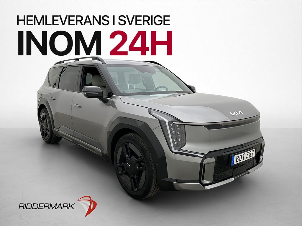 Kia EV9 AWD GT-Line 6 Sits Pano Meridian Head Up Dragkrok