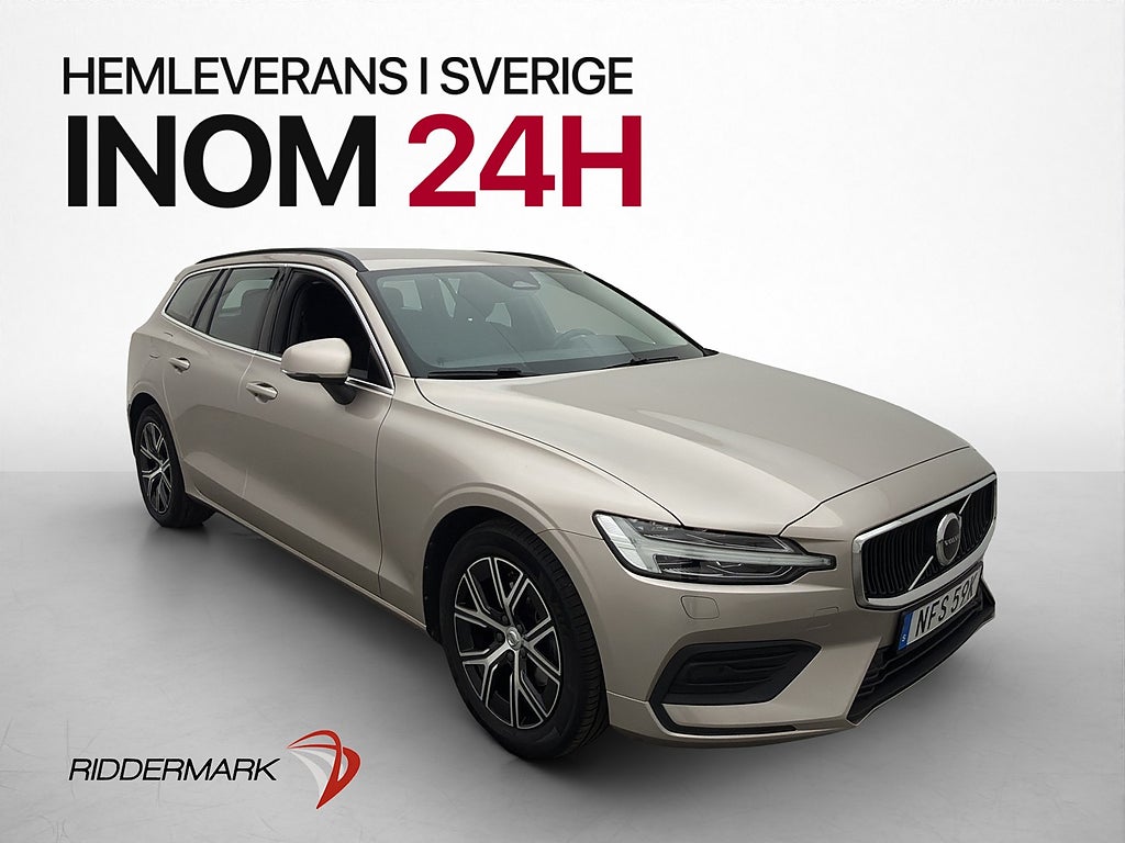 Volvo V60 B4 197hk Core Backkamera CarPlay Värmare Navi