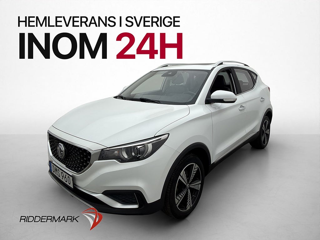 MG ZS EV 143hk Luxury Pano Kamera Skinn CarPlay Elstol