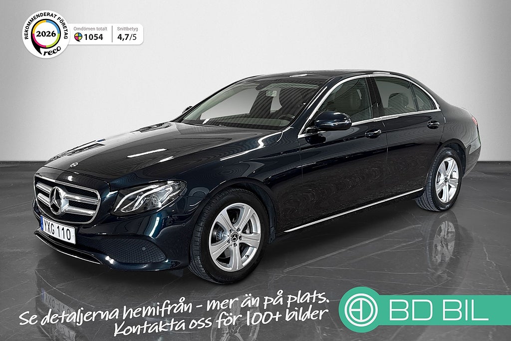 Mercedes-Benz E220d 4MATIC PANORAMA BACKKAMERA TVÅ BRUKARE DRAG