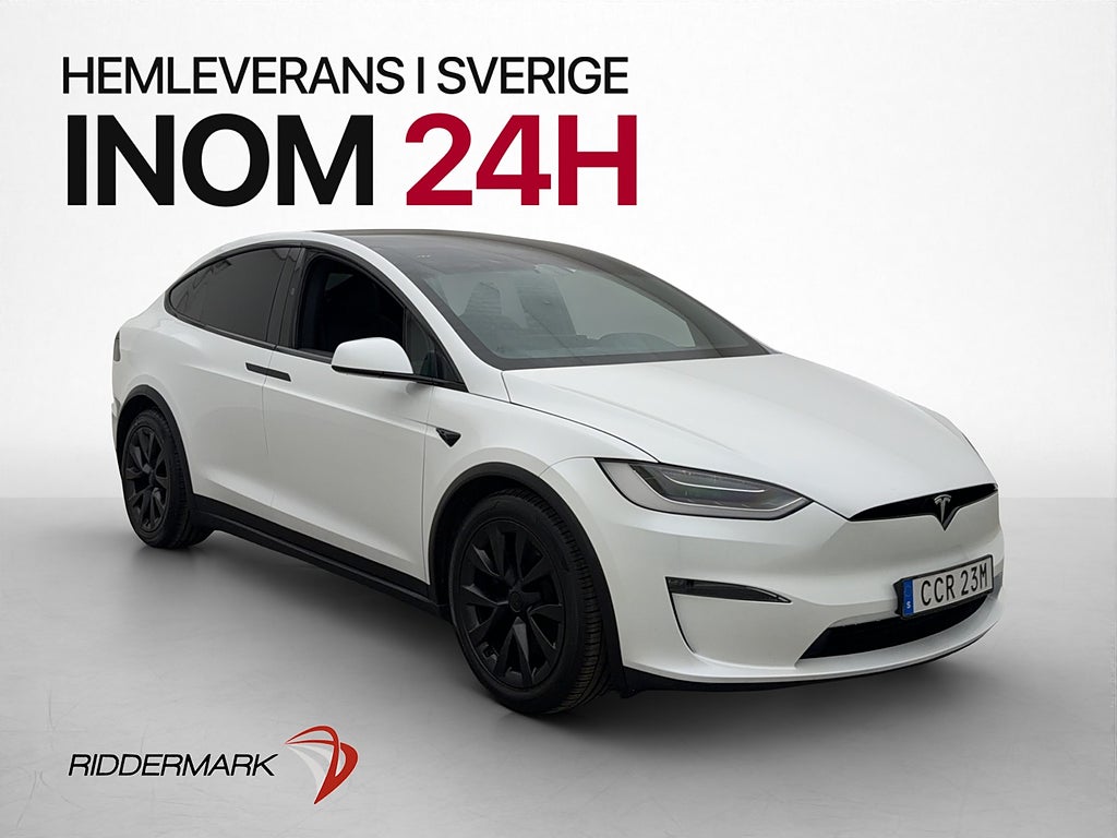 Tesla Model X 670hk HW4 Yoke Drag Autopilot Värmepump Pano