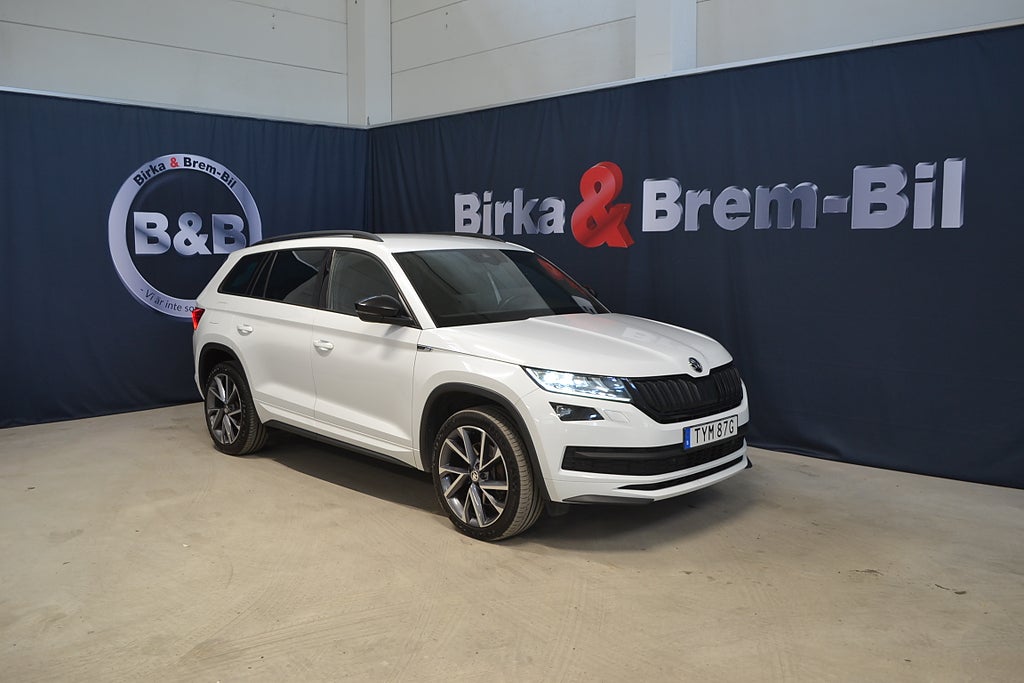 Skoda Kodiaq 2.0 TSI 4x4 Sportline, drag, värmare, 7-sits