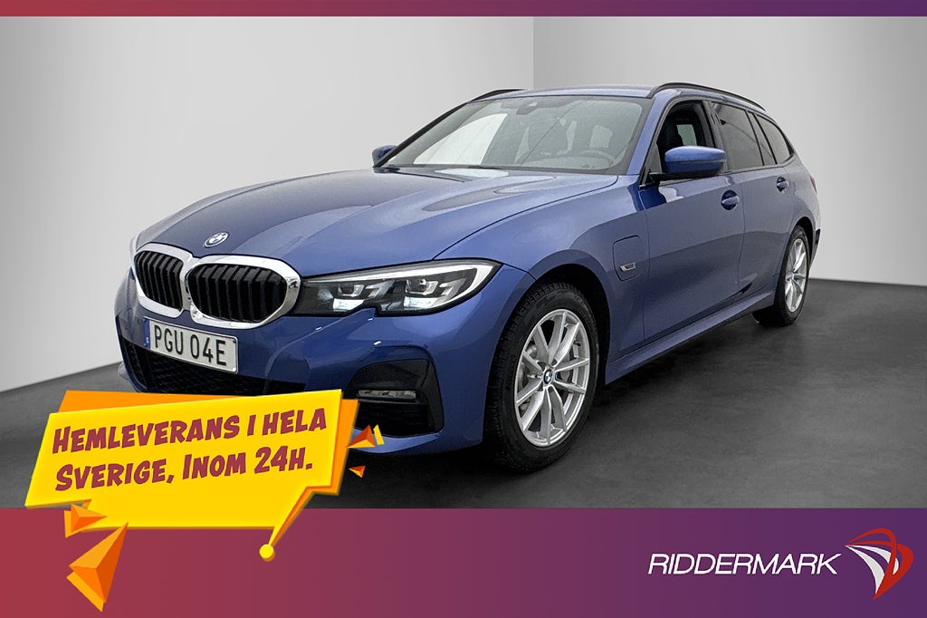 BMW 330e xDrive M Sport HiFi Rattvärme Kamera Keyless Skinn