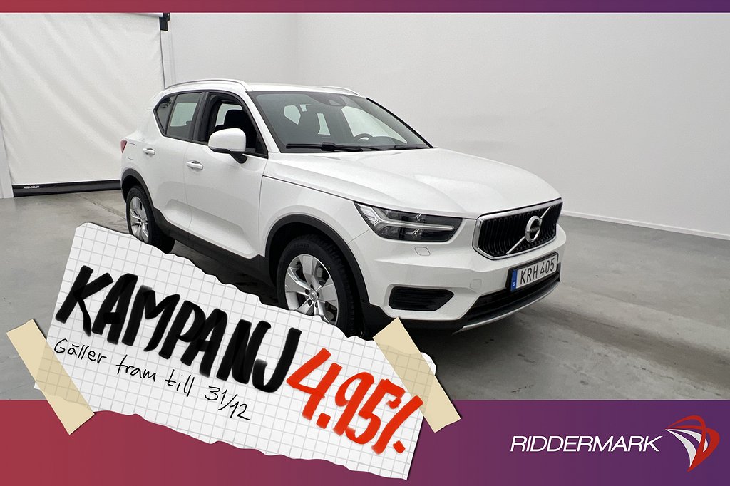 Volvo XC40 T4 Momentum VOC Värmare Navi Kamera 4,95% Ränta