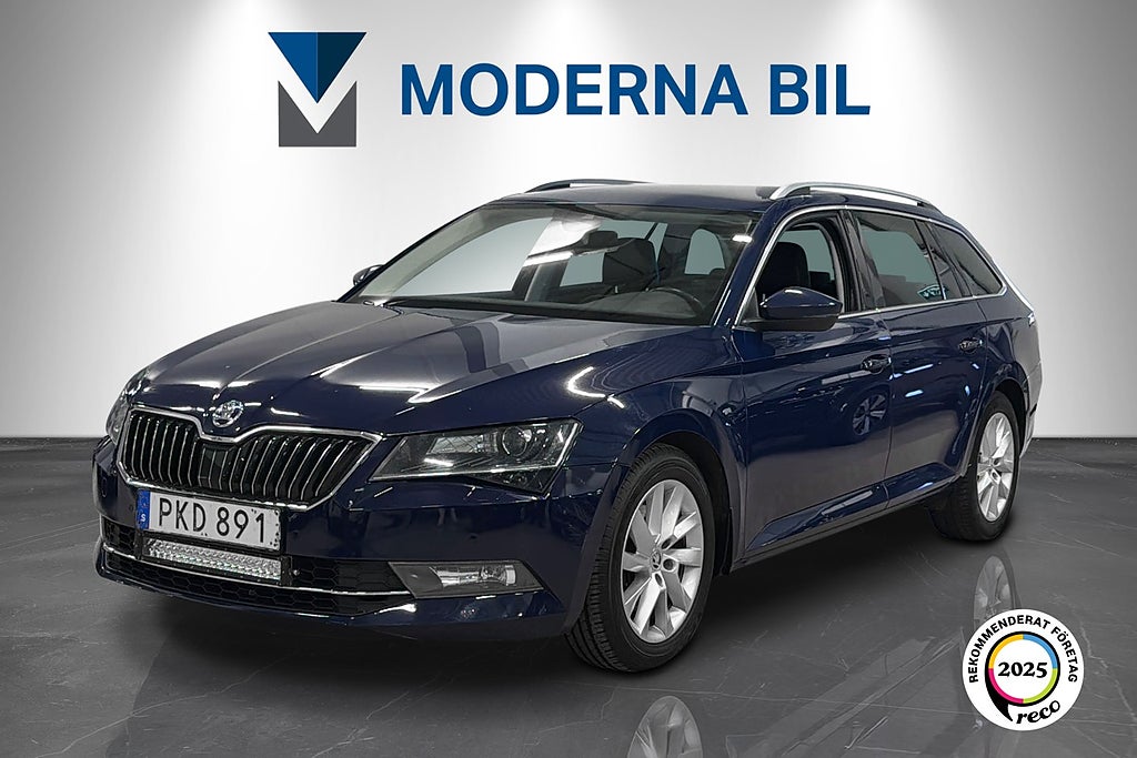 Skoda Superb Kombi 2.0 TDI 190hk 4x4 Businessline Drag D-värm Canton