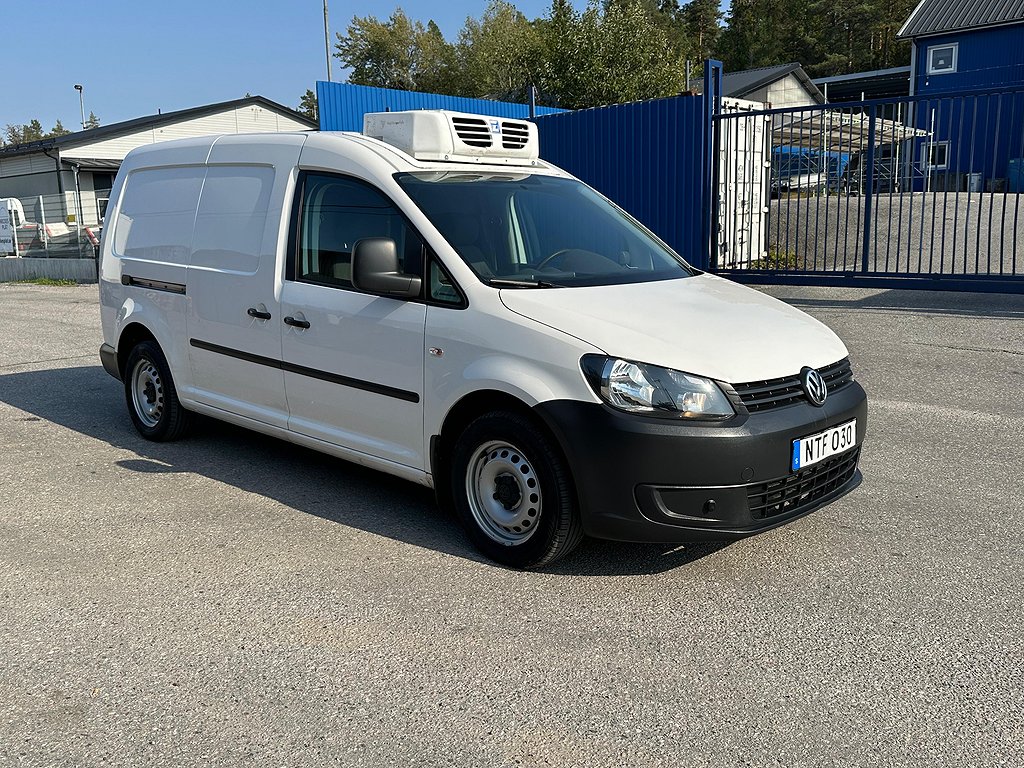 Volkswagen Caddy Maxi Kyl/Frys-bil 2.0 Lågmil Momsbil 1ÄGARE