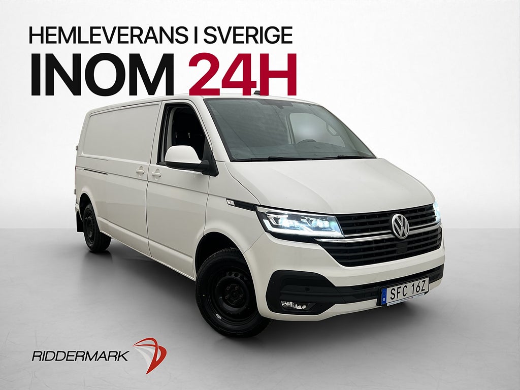 Volkswagen Transporter L2 2.0TDI Värm PDC Drag CARPLAY Moms