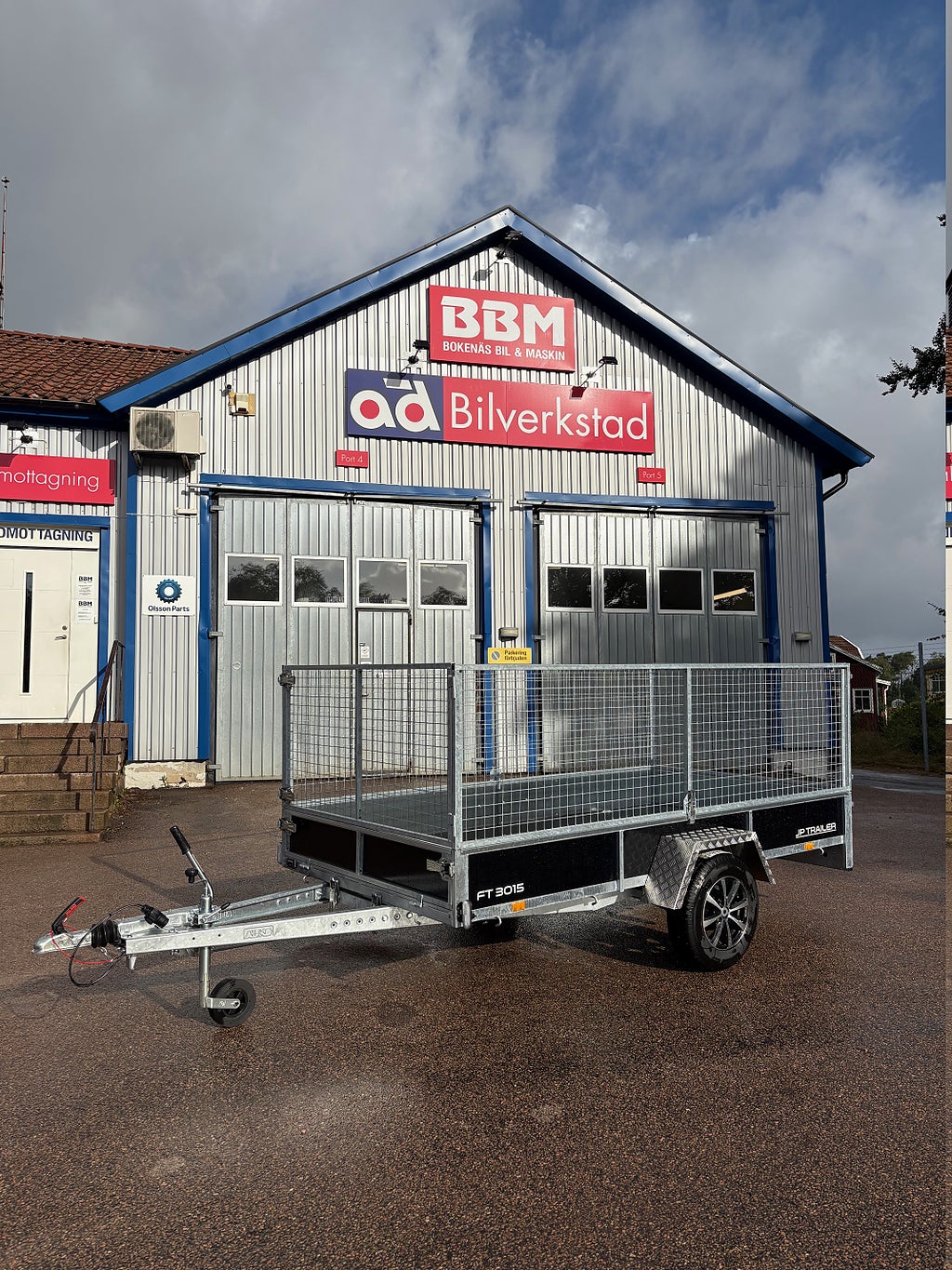 Övriga JP Trailer FT 3015 Galler Bromsad 750Kg