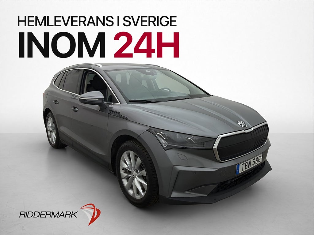 Skoda Enyaq 80x 265hk AWD Kamera CarPlay Navi Dragkrok MOMS