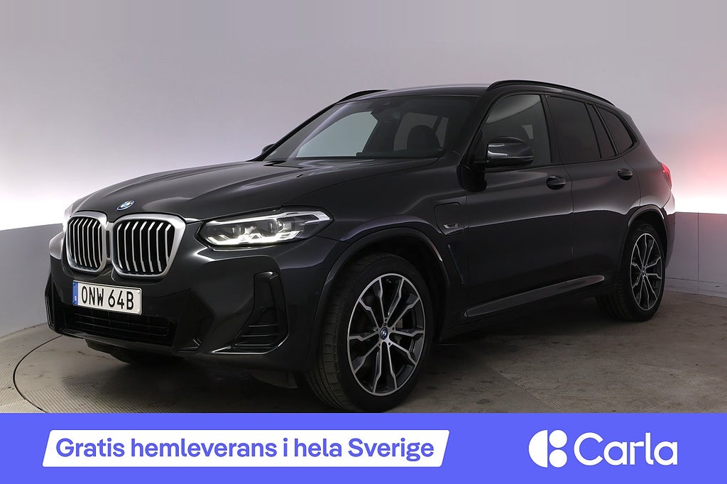 BMW X3 xDrive30e M-Sport Kamera Värmare Navi LED Drag