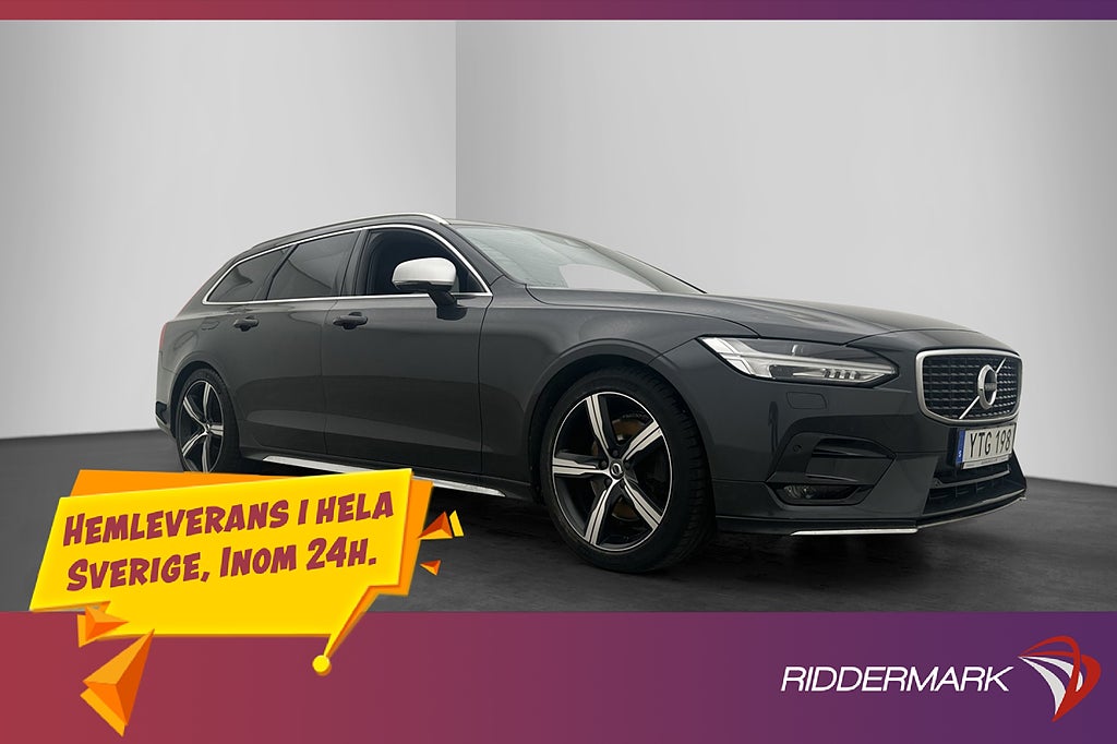 Volvo V90 T4 190hk R-Design H/K Värmare Drag Rattvärme BLIS
