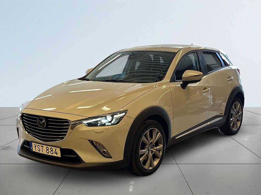 Mazda CX-3 1.5 AWD Kamera/BOSE-Ljud/MoK-Värm/Skinn/S&V/HuD/Navi