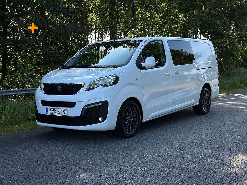 Peugeot Expert 2.0 BlueHDi L3H1 Crew Cab I 5-Sits I dubbelhytt I 360 kamera