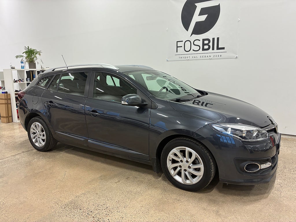 Renault Mégane Grandtour 1.5 dCi EDC Automat Kamremsbytt Drag SoV Motorvärmare 