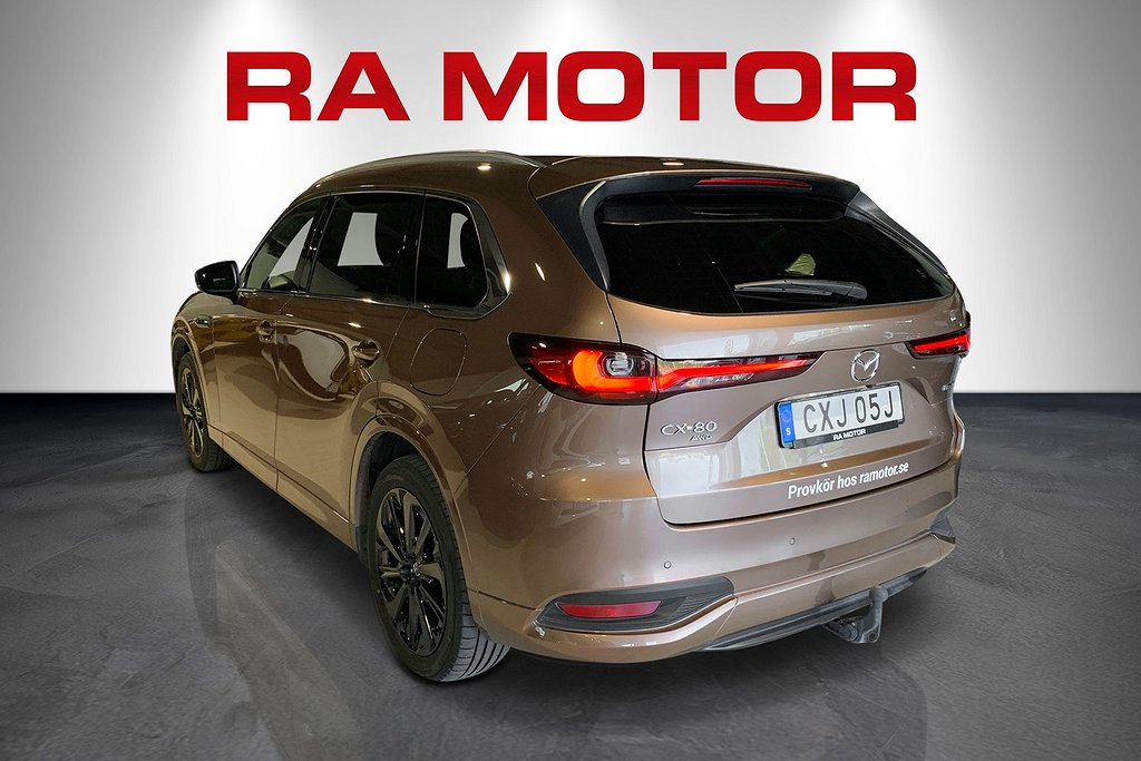 Mazda CX-80 PHEV | 6-Sits | HOMURA PLUS | MOMS/VAT | DEMO 2024