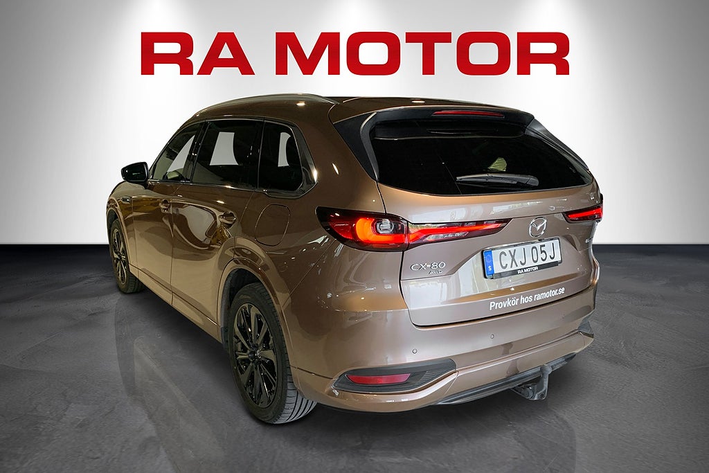 Mazda CX-80 PHEV | DRAG | 6-Sits | HOMURA PLUS | MOMS/VAT |DEMO