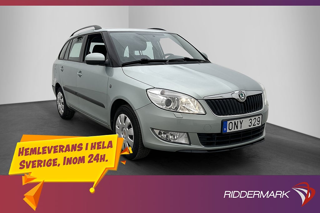 Skoda Fabia 1.2 TSI Elegance 1 Brukare Låga mil A/C
