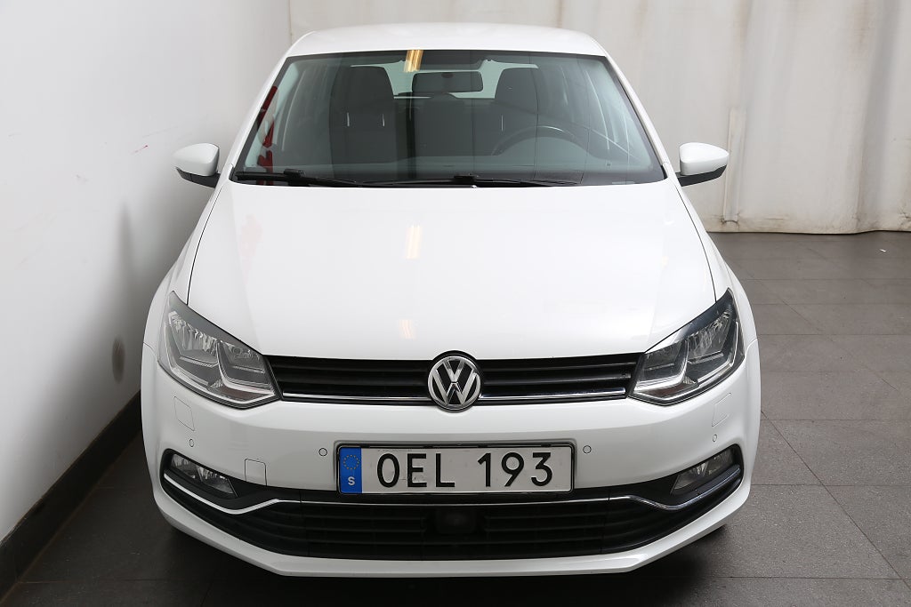 Volkswagen Polo 1,2 TSI 90hk Base 5-dörrar P-sensorer 2017