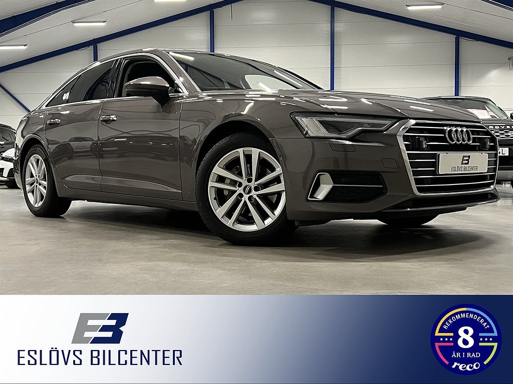 Audi A6 Sedan 40 TDI 204 HK / Leasebar / Matrix / Värmare / Drag /