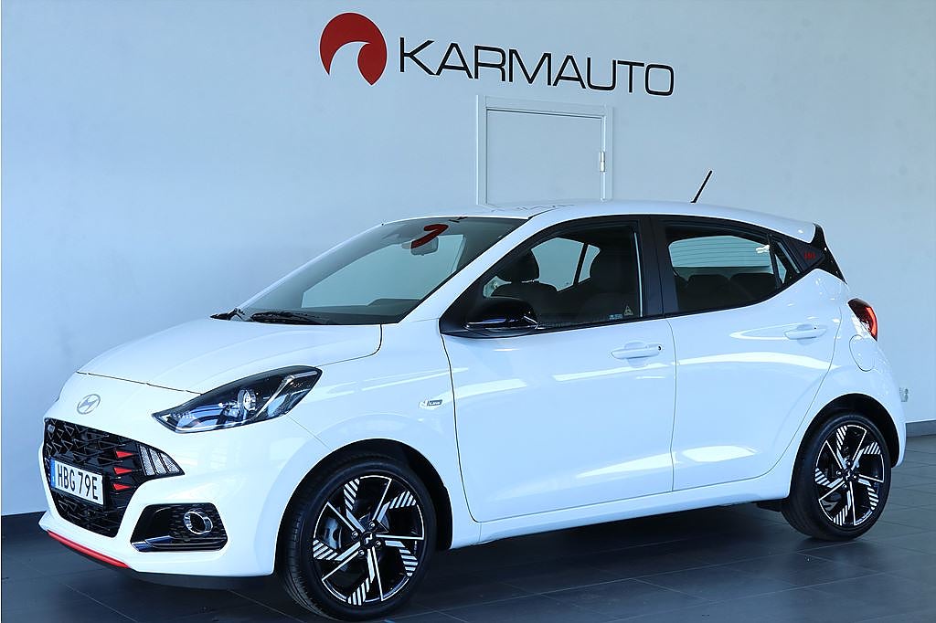 Hyundai i10 1.0 T-GDI Manuell 90hk Backkamera CarPlay Navi