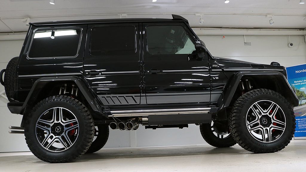 Mercedes-Benz G500 4x4 har rullat 2 700 mil. 