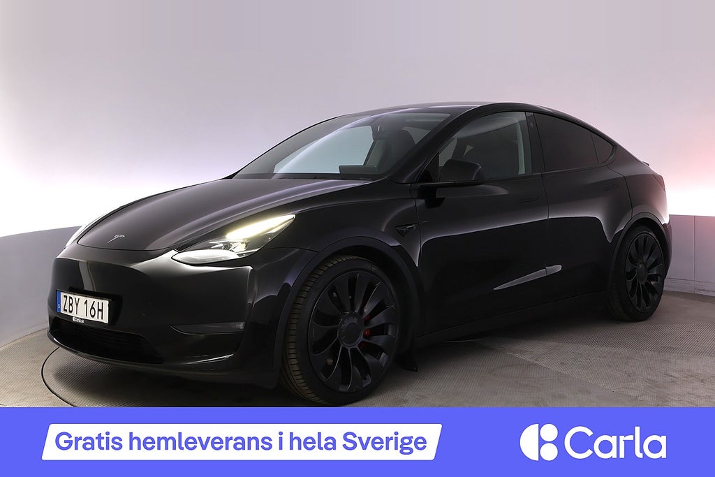 Tesla Model Y Performance Autopilot Panorama Drag