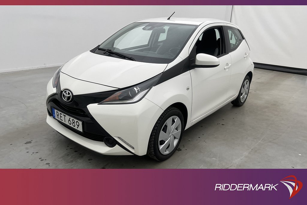 Toyota Aygo 1.0 VVT-i 69hk X-PLAY Bluetooth Farthållare