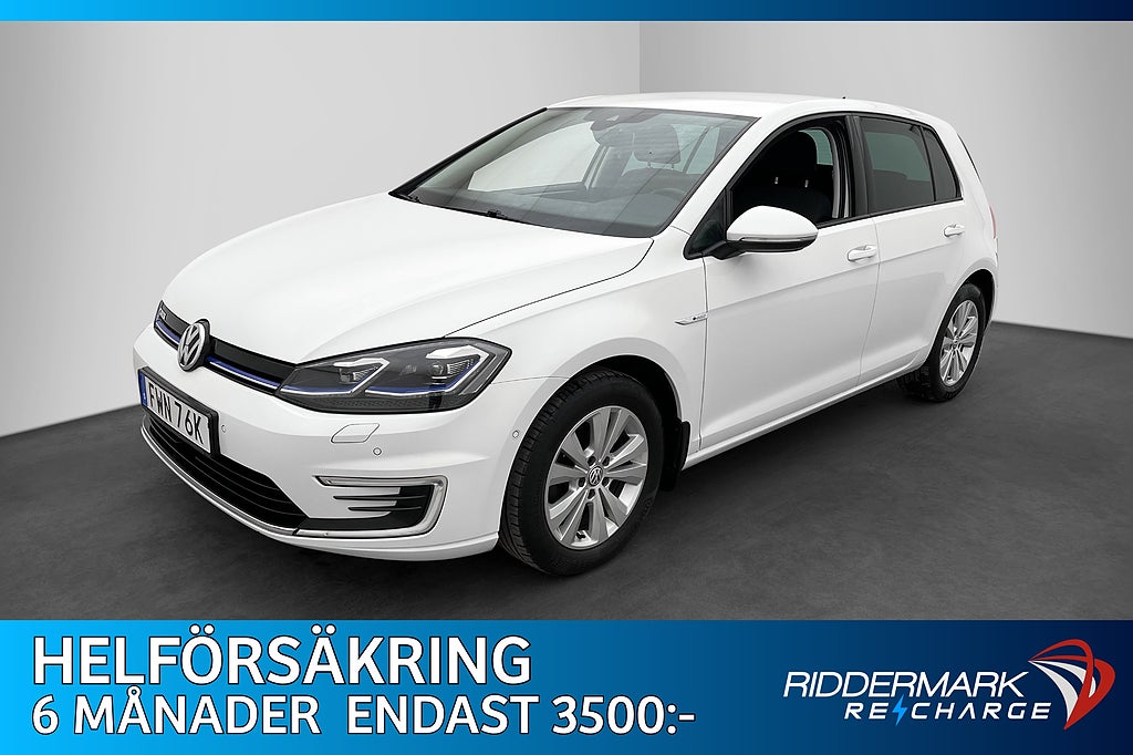 Volkswagen E-Golf 35.8 kWh 136hk Värmare Cockpit Kamera CCS