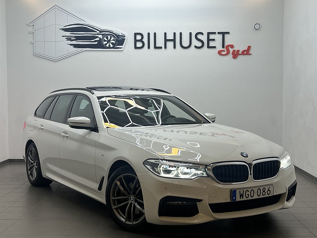 BMW 520 d xDrive 190hk M Sport Värmare/Pano/HK/HUD/360kamera/Läder/Krok