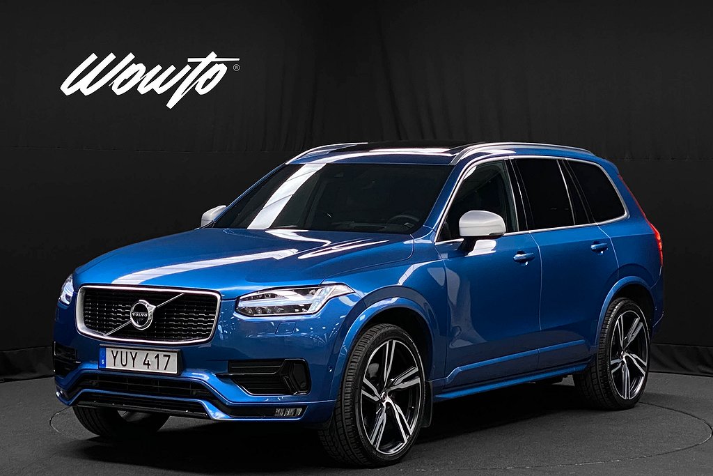 Volvo XC90 D5 AWD 240HK Polestar R-Design / H/K /7-Sits /HUD