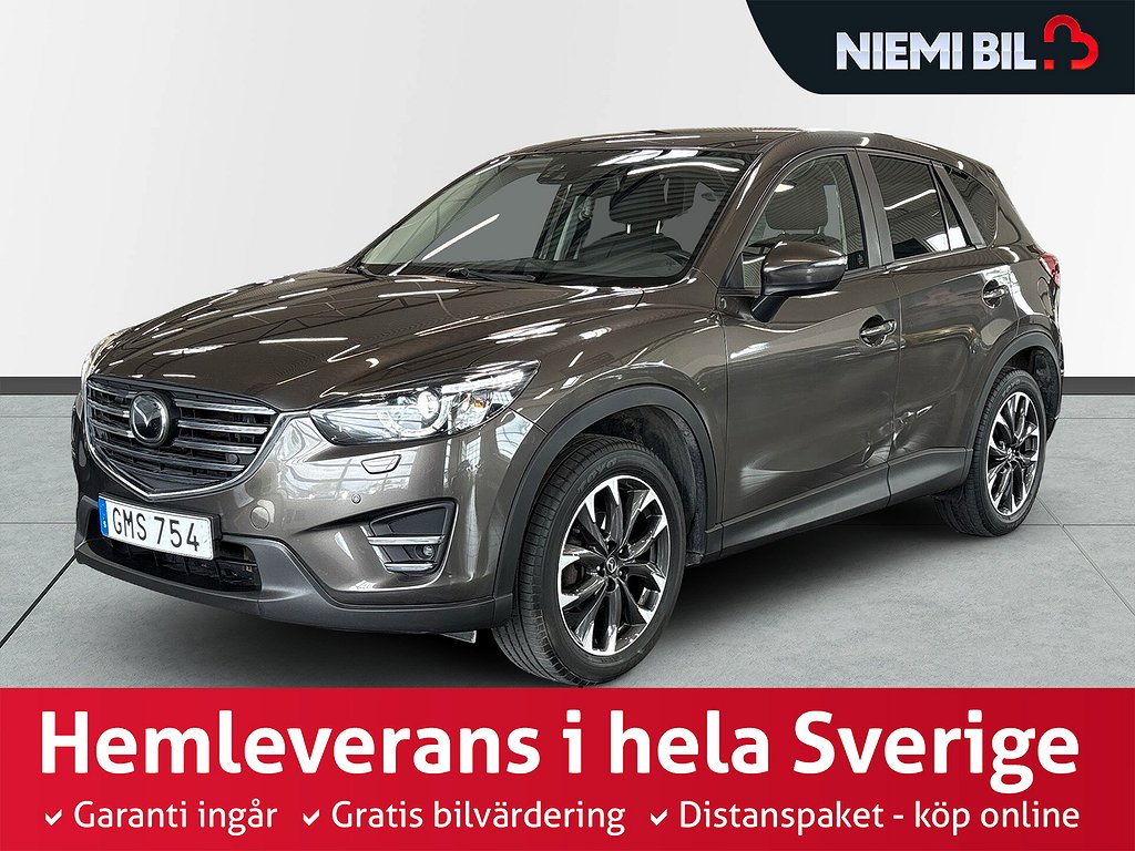 Mazda CX-5 2.5 AWD OPTIUMUM S&V-hjul/Skinn/Elstol/BOSE/Drag