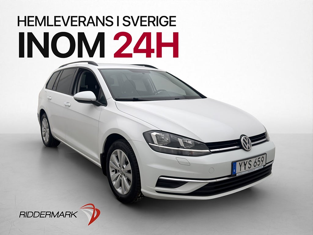 Volkswagen Golf SC 1.0 TSI 110hk Dragkrok Kamera CarPlay