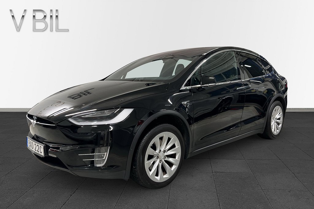 Tesla Model X 100D Long Range 6-sits FSD Drag Pano Luft 