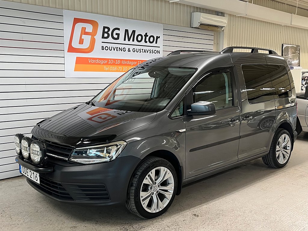 Volkswagen Caddy Life 2.0 TDI DSG 5-Sits Drag/Värmare/Stuk