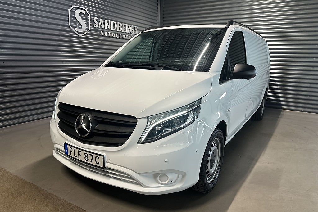 Mercedes-Benz Vito 116 CDI 3.0t 9G Backkamera Värmare Skinn Drag Lång Moms