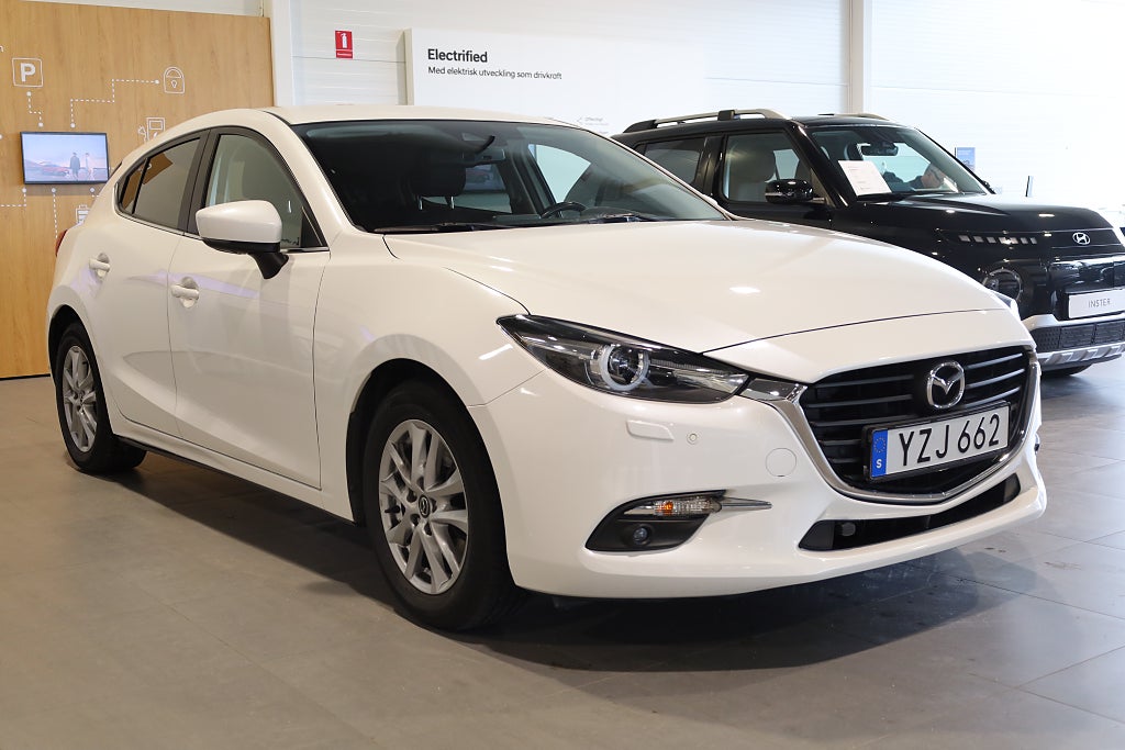 Mazda 3 Sport 2.0 SKYACTIV-G AUT M-Värme Navi Blåtand Rattvärme 2018