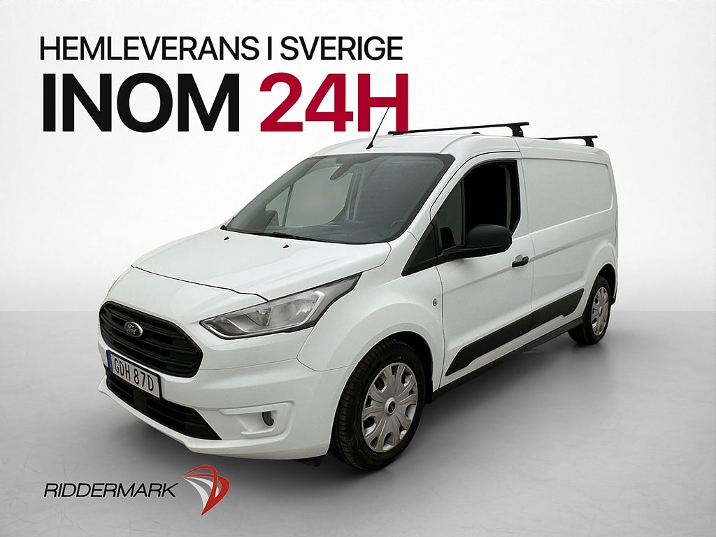 Ford Transit Connect LWB Värmare B-Kamera Drag CARPLAY Moms