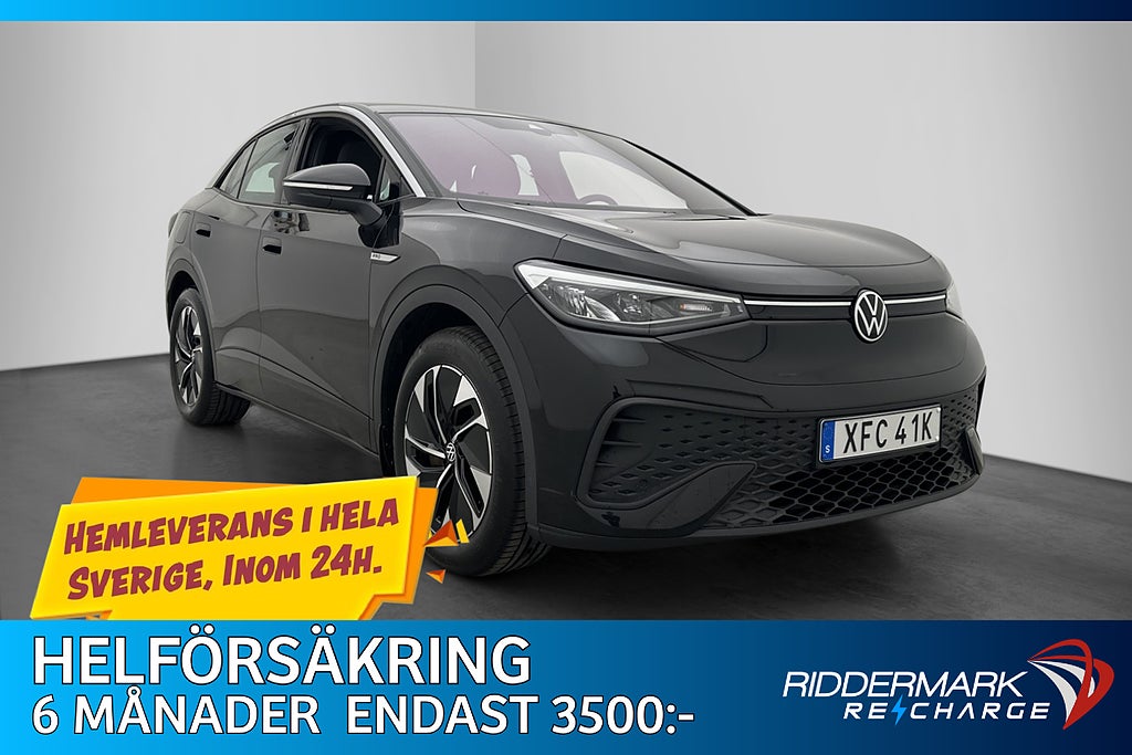Volkswagen ID.5 Pro Performance 204hk Rattvärme CarPlay MOMS