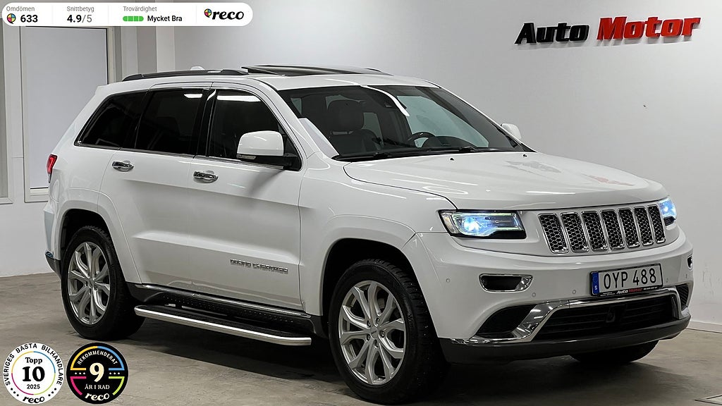 Jeep Grand Cherokee Summit 3.0 V6 CRD 4WD 250hk Drag/Panorama